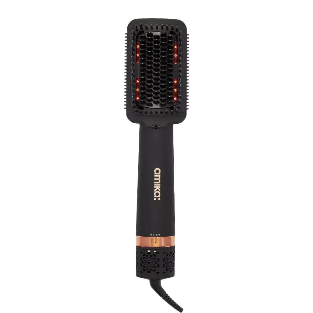 Amika Double Agent 2-in-1 Straightening Blow Dryer Brush